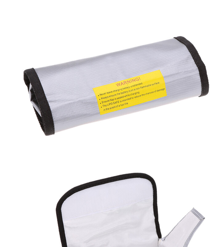 Bolsa de seguridad para batería a prueba de fuego, protector de batería, saco de carga para juguete RC, 185x75x60mm