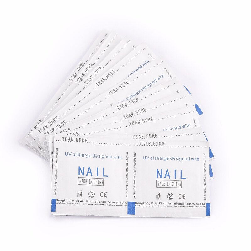 ROSALIND 5PCS Nail Resurrection Make Up Fashion Easy Use Paper Towel Nail Art Polish Vanish Remover Nail Tools