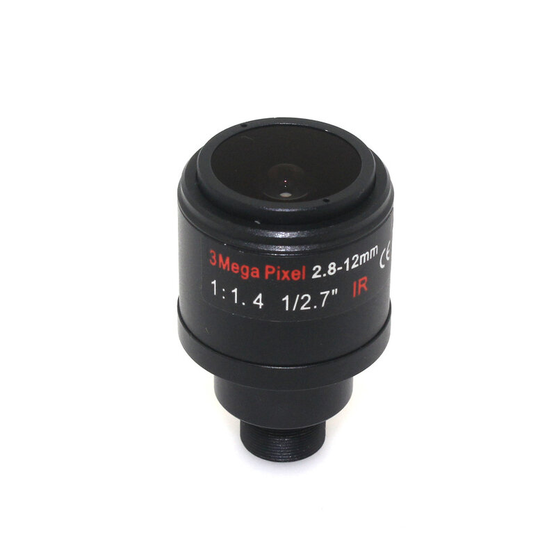 3MP 2.8-12mm m12 lens 1/2.7" Fixed Big IR Fixed Iris Manual Focus zoom Board lens for CCTV Security Camera