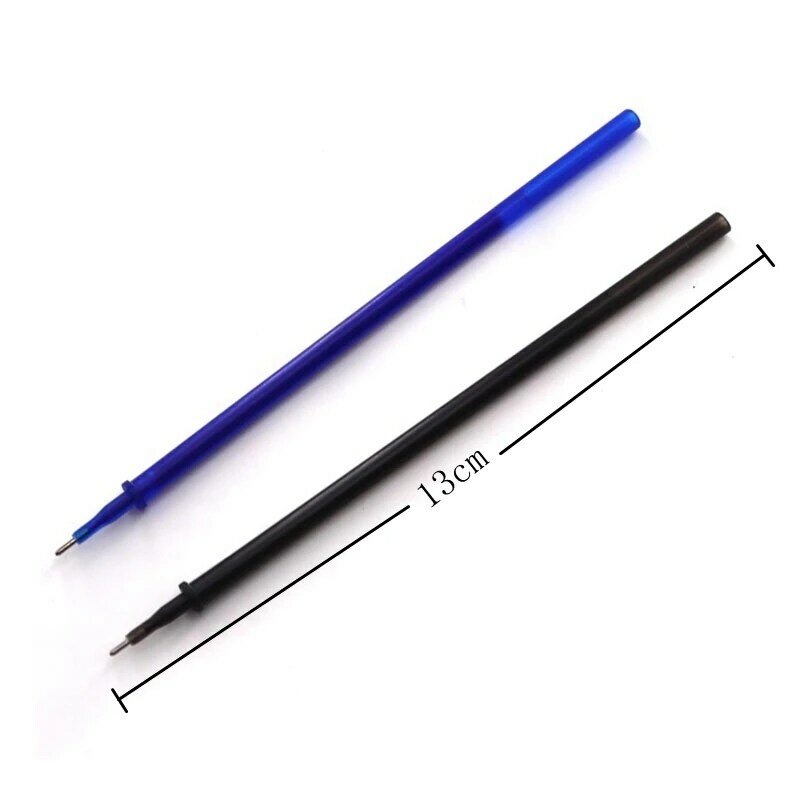 Erasable Rod Pen Refill Set, Recargas de Tinta Vermelha Preto Azul, Caneta Gel para a Escola, Escritório Escrita Suprimentos, Papelaria, 0.5mm, 20Pcs por Lote