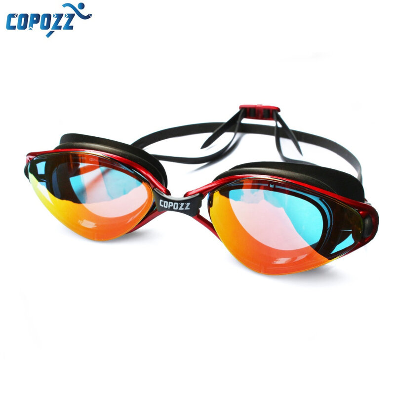 Copozz Professionele Bril Anti-Fog Uv Bescherming Verstelbare Zwembril Mannen Vrouwen Waterdichte Siliconen Bril Eyewear