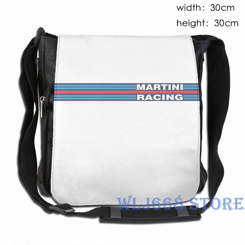 Lustige grafik drucken schulter Taschen frauen Martini Racing Einzelnen schulter rucksack reise für männer Sporttasche