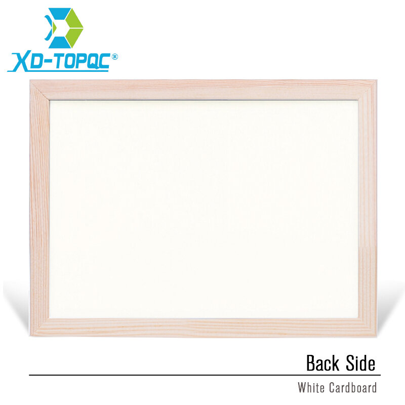 Dry Erase Magnetic Whiteboard, Desenho Bulletin Board, Wood Frame Apagado, facilmente repetido, Fornecedor Fábrica, 30x40cm