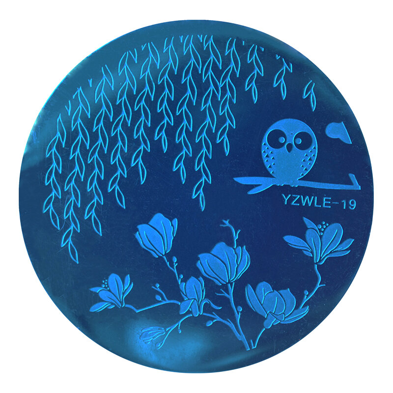 1 Piece Flower Willow Owl Design Nail Art Stamp Template Image Plate DIY Nail Art Stamping Tools