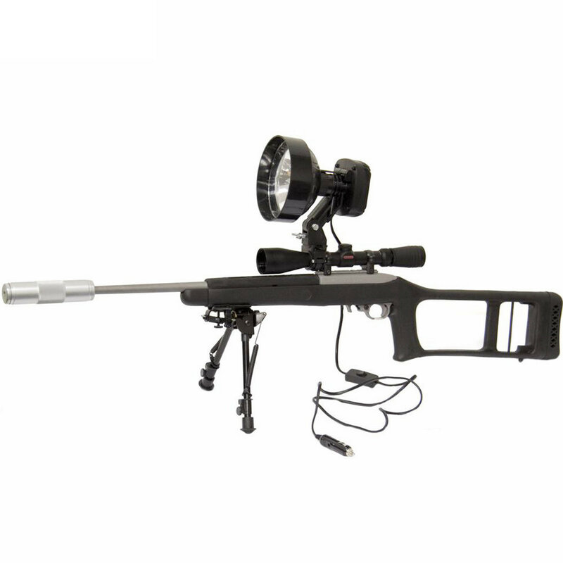 Foco montado para Rifle, foco de haz ajustable o reflector de 6 ", superbrillo, 12V, 35W, HID, 3500lm
