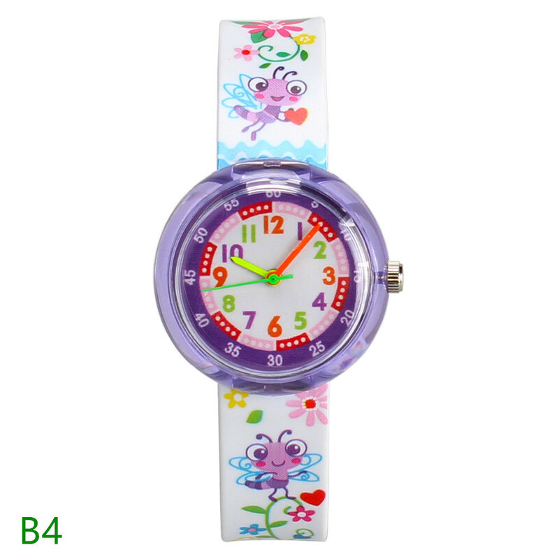 Casual children's watch candy multicolor cartoon animal student child watch girl boy clock small fresh sister cute kids watches