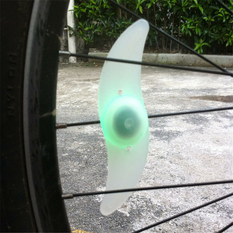 Lumières de rayons de bicyclette à 3 modes, lampes lumineuses pour pneus de roues de bicyclette