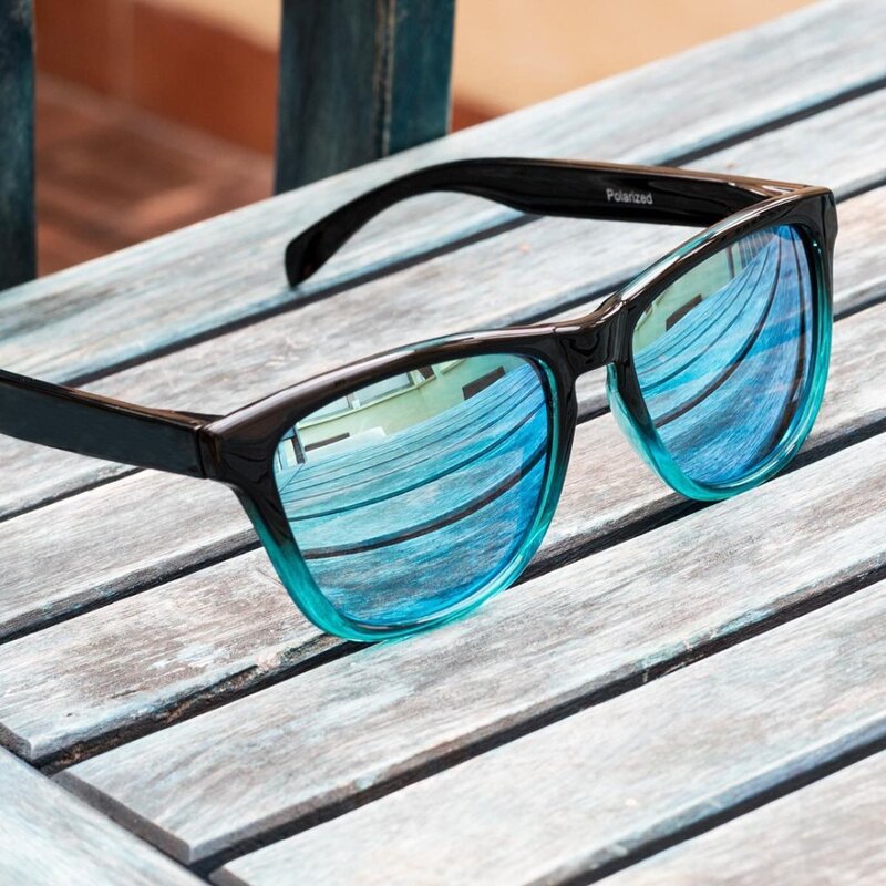 Dokly-gafas de sol polarizadas UV400 para mujer, lentes de sol Bule de diseñador