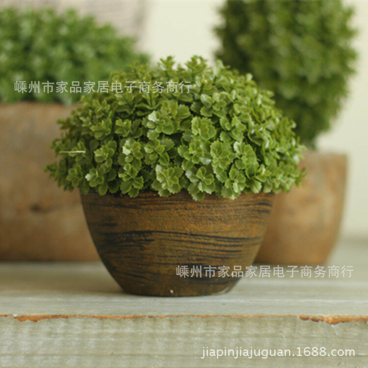 Factory wholesale! Green plant simulation potted bonsai desk decoration ornaments high evergreen