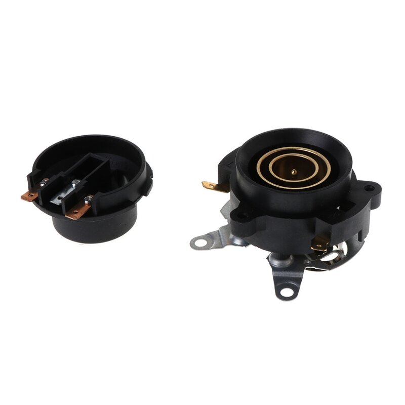 Termostato controle de temperatura chaleira top base conjunto de peças de chaleira elétrica cor preta