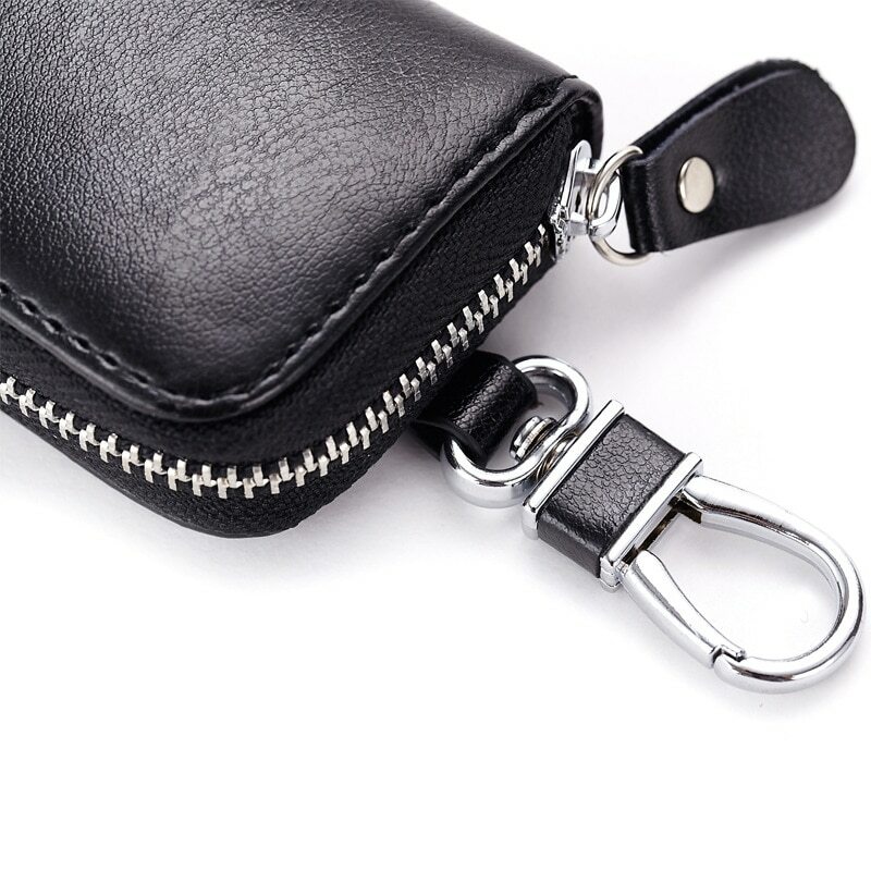 Genuine Leather Key Wallets Card Holder Female and Male Men and Women Luxury Brand Unisex