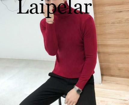 Laipelar 가을 뉴 남성 터틀넥 스웨터 남성 블랙 그레이 섹시 슬림 피트 니트 풀오버 솔리드 컬러 캐주얼 스웨터 니트웨어