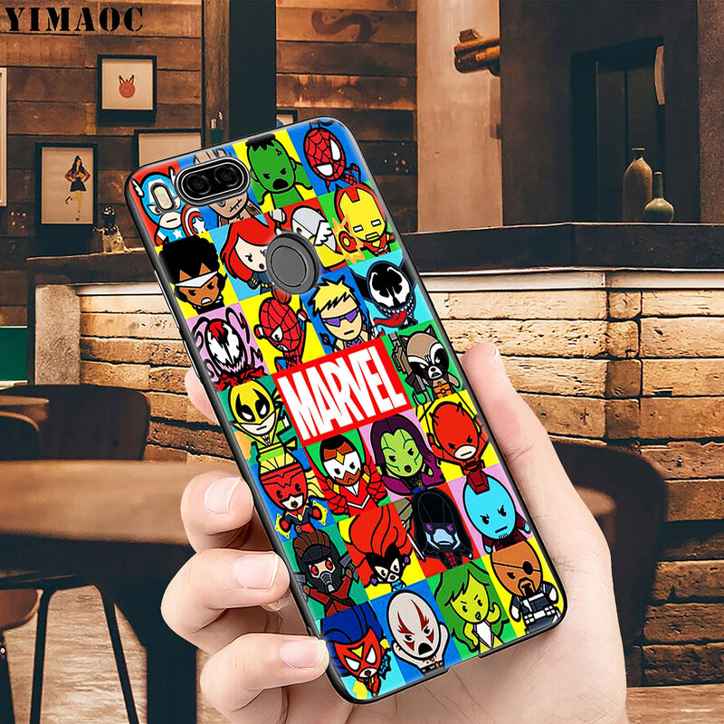 YIMAOC роскошный мягкий силиконовый чехол для телефона с логотипом комиксов Marvel для Xiaomi MI 10 9 9T CC9 CC9E A3 Pro 8 SE A2 Lite A1 Mi10 Mi9