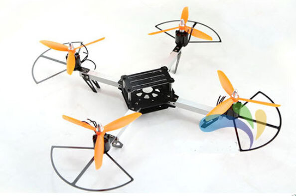 Gratis bezorging nieuw x330 glasvezel quadcopter frame 330mm multicopter frame verenigbaar kk ff mwc naza/w/propeller protector