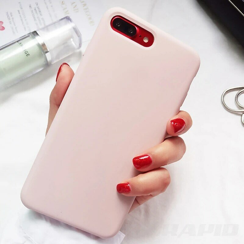 Silicone Case For iphone X XS Max XR With Retail Box Original Case For iPhone 7 Plus 8 6 6s Plus Case 5 5s SE Phone Covers