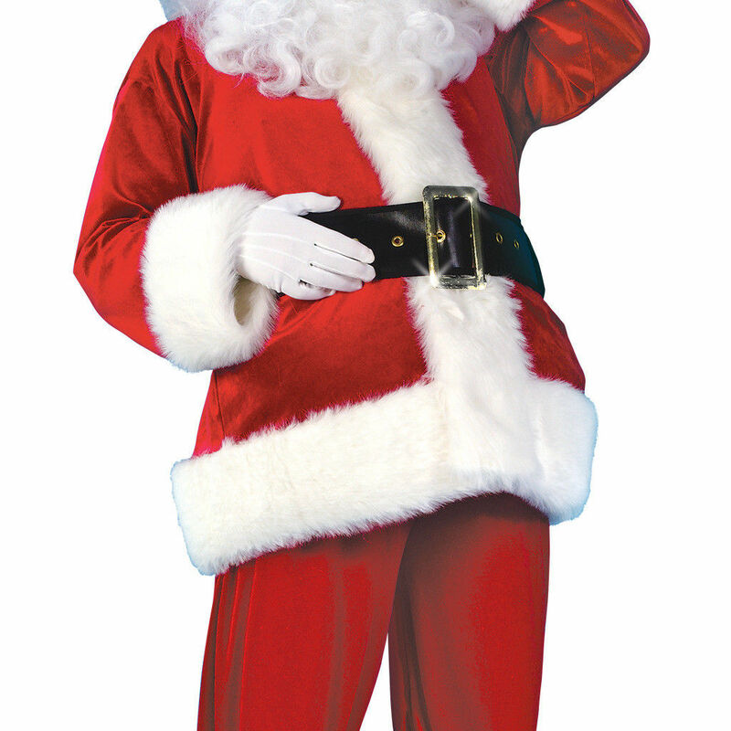 5 pcs 크리스마스 산타 클로스 의상 멋진 드레스 성인 정장 코스프레 의상 S-3XL