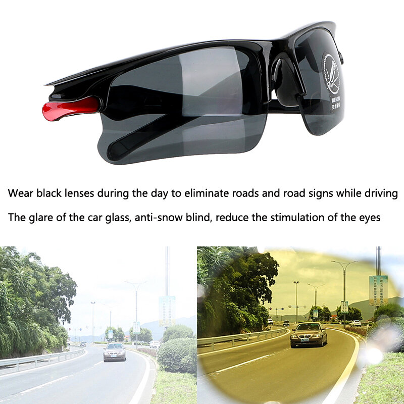 Lunettes de vision nocturne anti-poussière pour conducteurs de voiture, lunettes de soleil pour KIT 308, Kia Sorento Rav4, Hyundai Fête 25, Mitsubishi Asx