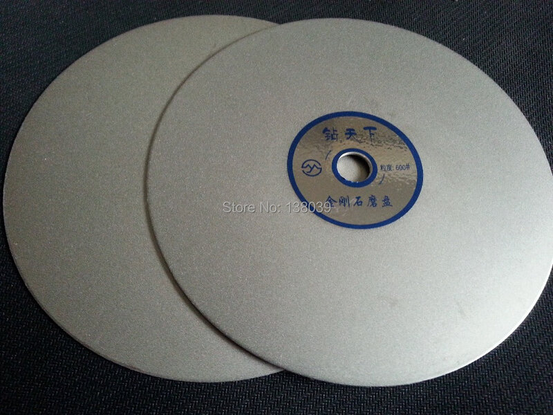 6 inch berlian datar polishing disc untuk pendek grit #600