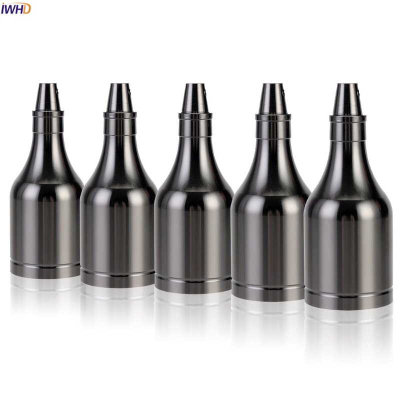 IWHD Vintage Bottle Portalamparas Lamp Holder E27 Socket For Light Bulb 110-220V Soquete E27 Bulb Socket Base Lampholder CE UL
