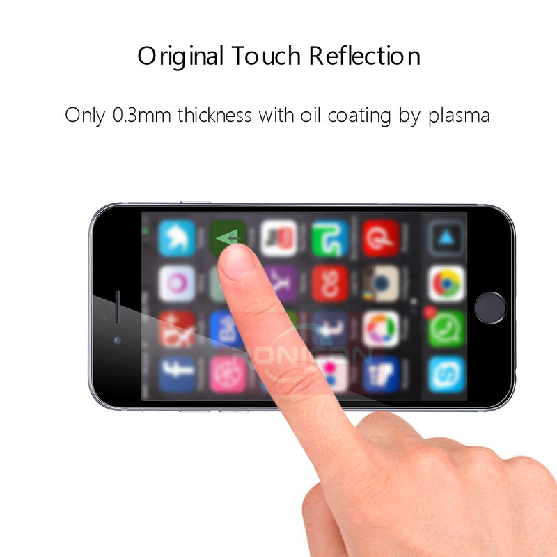 For iPhone 11 12 Pro Max XR XS Max 13 mini Full Cover Tempered Glass Screen Protector Film For iPhone 6 6s 7 8 Plus 5 5S SE 2020