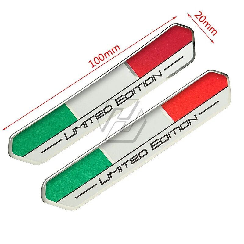 Adesivo para motocicleta cromado, bandeira da itália, edição limitada, decalque para tanque de motocicleta, para aprilia rsv4 rs4, estilo de carro, adesivo