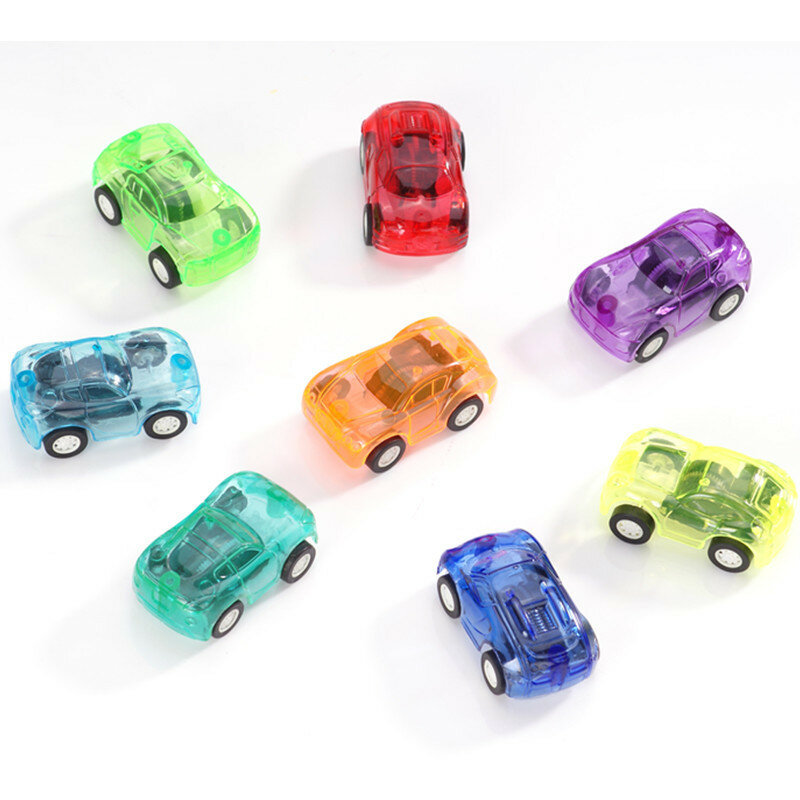 Mini voiture en plastique pour enfants, jouet de couleur bonbon, meilleur cadeau pour la journée de l'enfance, Mini modèle de voiture à tirer, cadeau de noël, offre spéciale