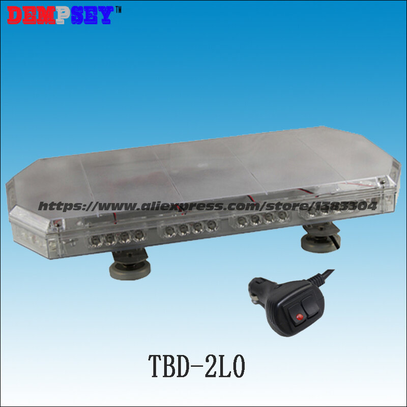 TBD-2L6 Led Mini Lichtbalk/High Power Waarschuwingslampje/Zware Magnetische Base Led Light/Mini Strobe Lichtbalk