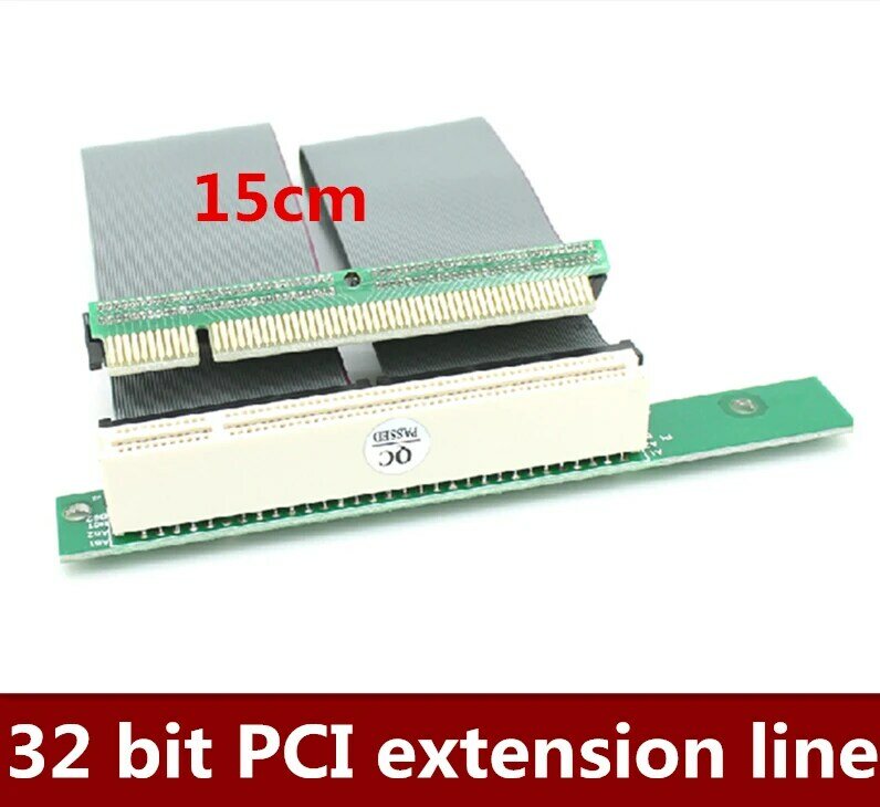 High Quality Free shipping 32 PCI to PCI to extend the line, PCI high density extension line  15cm