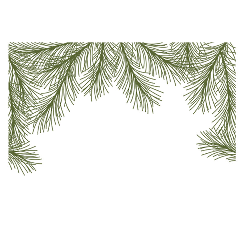 PINE LEAF BACKGROUND DIY Clear Stamp Handicraft Stencil For Card Album Photo Making Embossing Template Decoration Craft