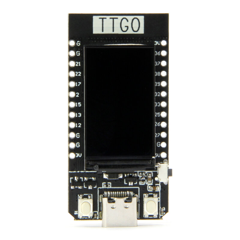 LILYGO® TTGO T-Display ESP32 T-디스플레이 ESP32 개발 보드 WiFi 블루투스 1.14 인치 ST7789V IPS LCD 무선 컨트롤러 모듈 Arduino 용