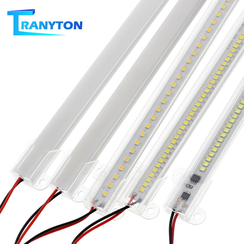 LED-Röhren licht 220V hohe Helligkeit 30cm 50cm 72leds LED-Balken leuchten Leuchtstoffröhren für Vitrinen schrank Küchen beleuchtung