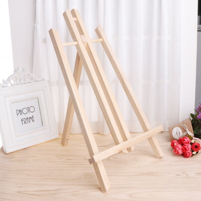 Wood Easel Advertisement Exhibition Display Shelf Holder Studio Painting Stand 10166