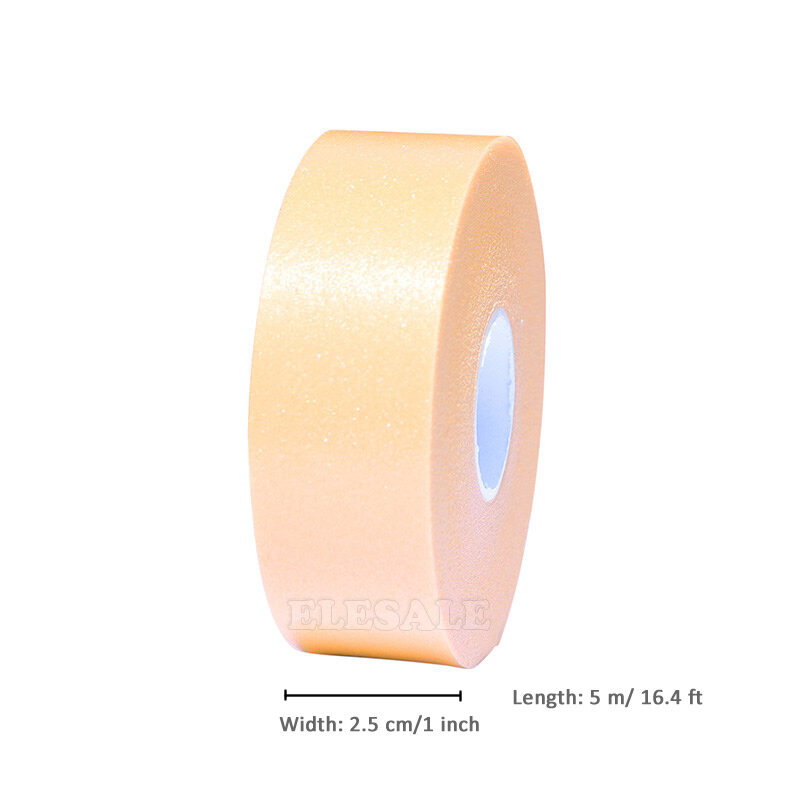1-Roll 2.5cm*5m Elastic Waterproof Foam Tape Wear-Resistant Bandage Sticker Wound Dressing Sports Sprain Treatment First Aid Kit