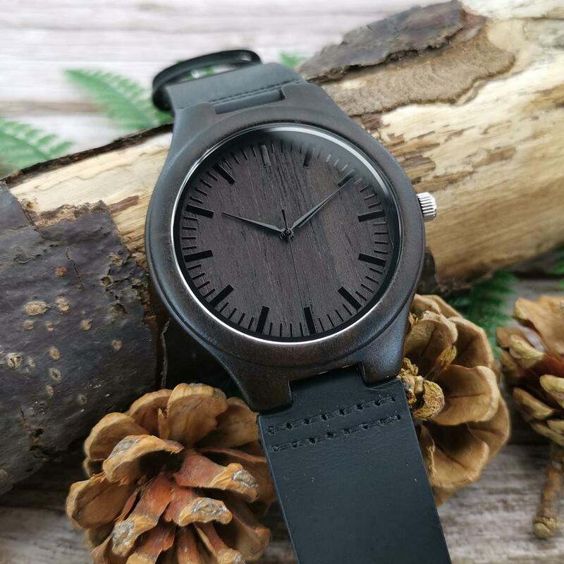 Jam Tangan Pria Cendana Quartz Otomatis Fashion W1800-3 To My Son Jam Tangan Kayu Ukir Jam Tangan Mewah Hadiah Kelulusan Ulang Tahun