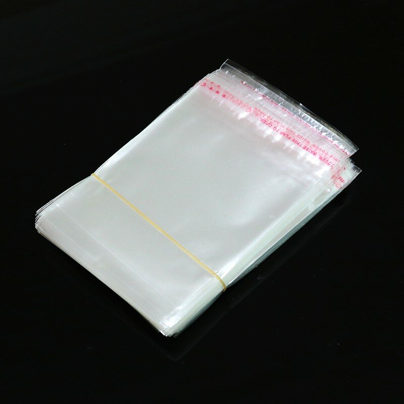 Envío Gratis 200 unids/lote 10*12 cm claro sello adhesivo de plástico Opp bolsa de regalo bolsa de embalaje para bolsas de regalos de la joyería de embalaje