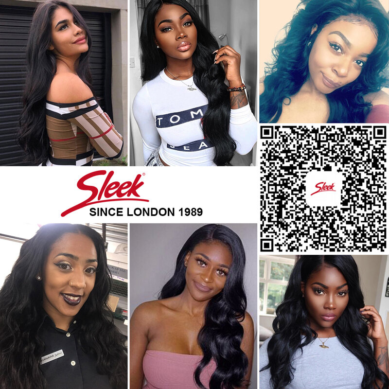 Sleek Brazilian Body Wave Hair Bundles Remy 8 to 36 Inches 100% Natural Black Human Hair Extensions For Black Women