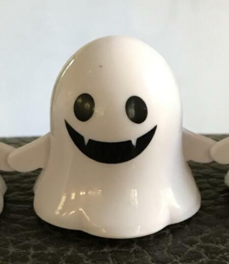 IWish Halloween Wind Up Walking bianco Imp Jump Ghost avvolgimento goblino salto apparizione per bambini giocattoli per bambini tutti i san