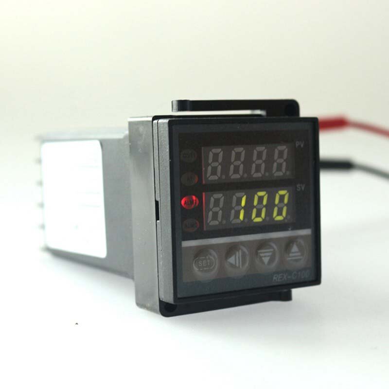 Ketotek-controlador de temperatura Digital Dual PID, termostato REX-C100 K SSR 40A SSR-40DA 110V 220V programable