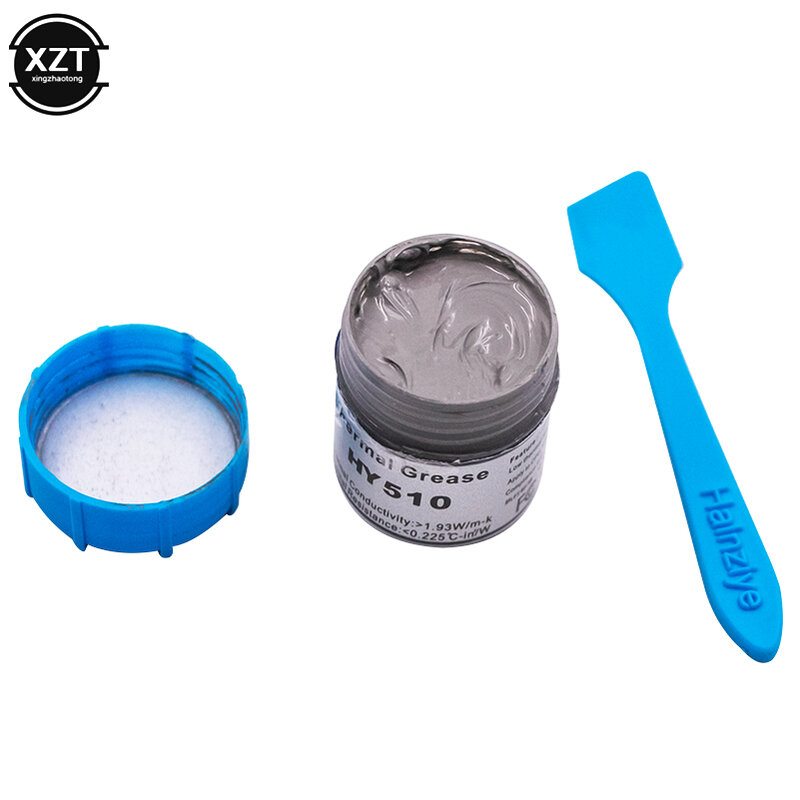 HY510 25g Grey Silicone Compound Thermal Paste Conductive Grease Heatsink For CPU GPU Chipset Notebook Cooling with Scraper
