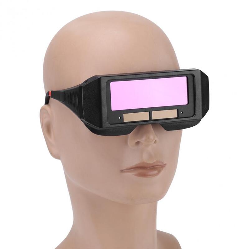 De Auto-oscurecimiento Solar de soldadura equipo de protección casco gafas soldador ojos Protector de gafas para corte de soldadura máscara