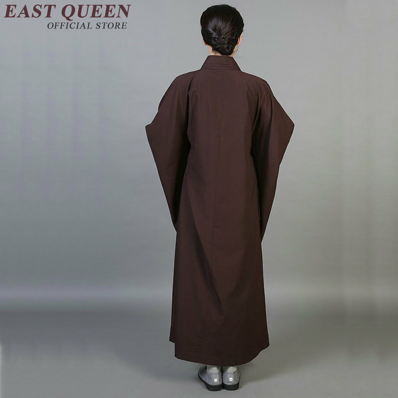 Haolin-ropa de monje budista, túnicas budistas femeninas, NN0839 C