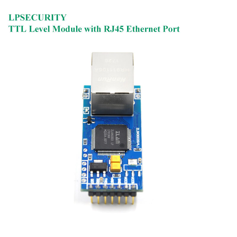 LPSECURITY ZLAN3003S одночиповый последовательный порт для TCP/IP Встроенный ttl уровень для Ethernet модуль с RJ45 сетевой промышленный