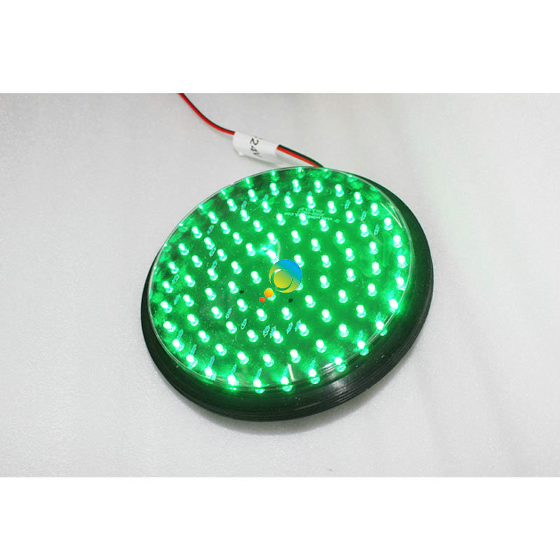 Luz de señal de tráfico LED verde, reemplazo de luz de alta calidad, impermeable, o DC24V DC12V, 200mm