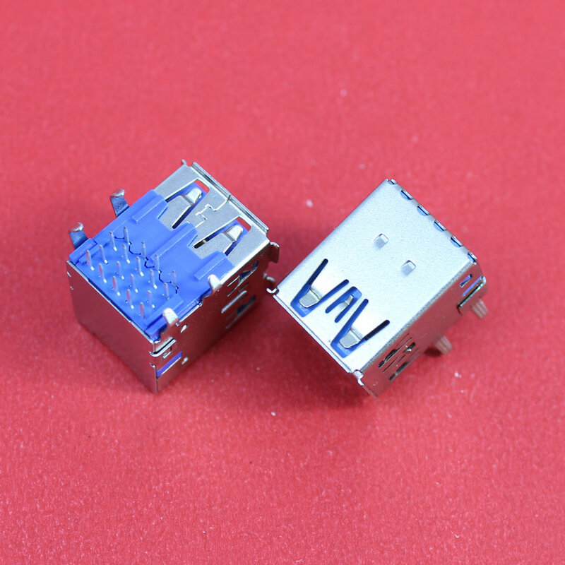 ChengHaoRan-USB 3,0 doble apilado, conector tipo A para puertos USB de escritorio, 9PIN, 18,3 MM, TYD, 1 unidad