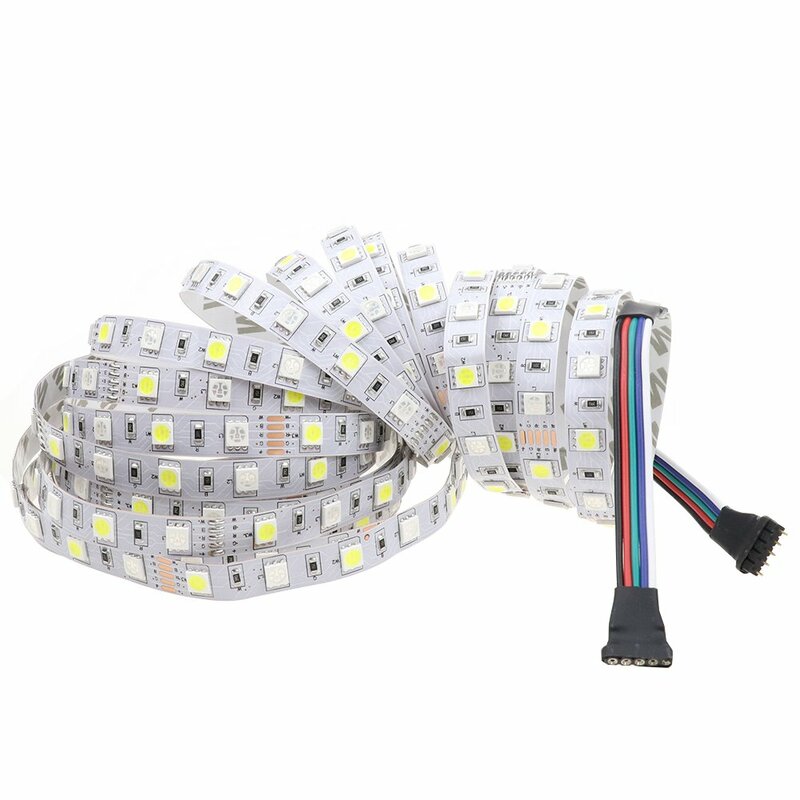 Bande lumineuse LED SMD 300, 5m, 60 diodes/M, 5050 diodes, couleur mixte, RGBW RGB + (blanc chaud/froid), RGBWW RGBCW, 5 broches, DC12V IP30/IP65/IP67