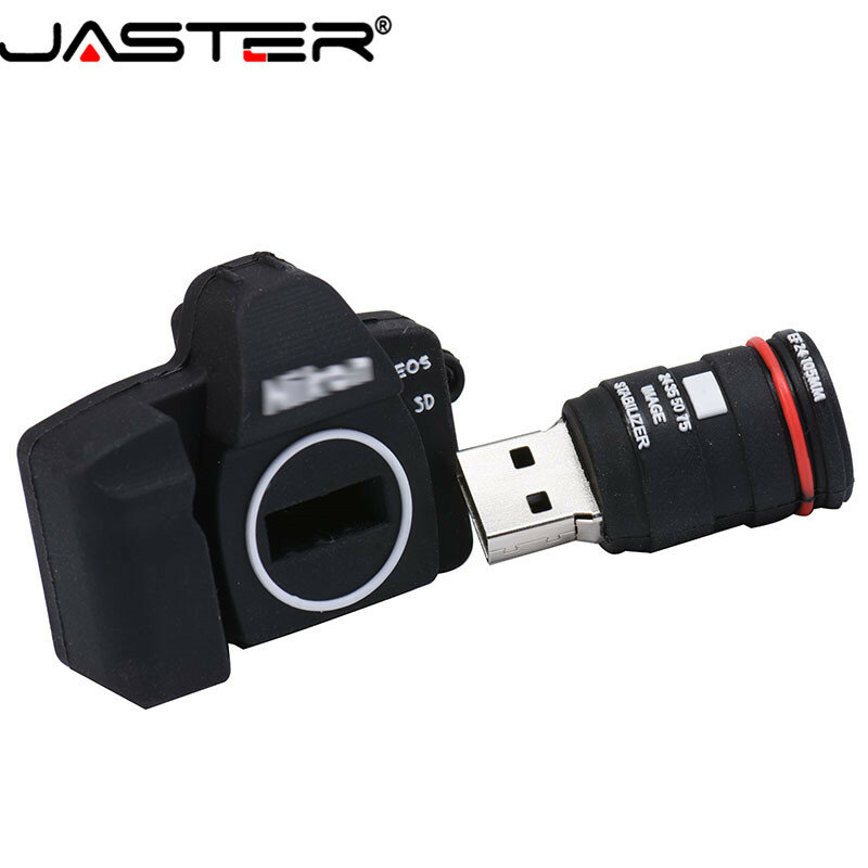 JASTER mini câmera usb flash drive pendrive 4GB 8GB GB GB 64 32 16GB de memória dos desenhos animados pen drive de disco
