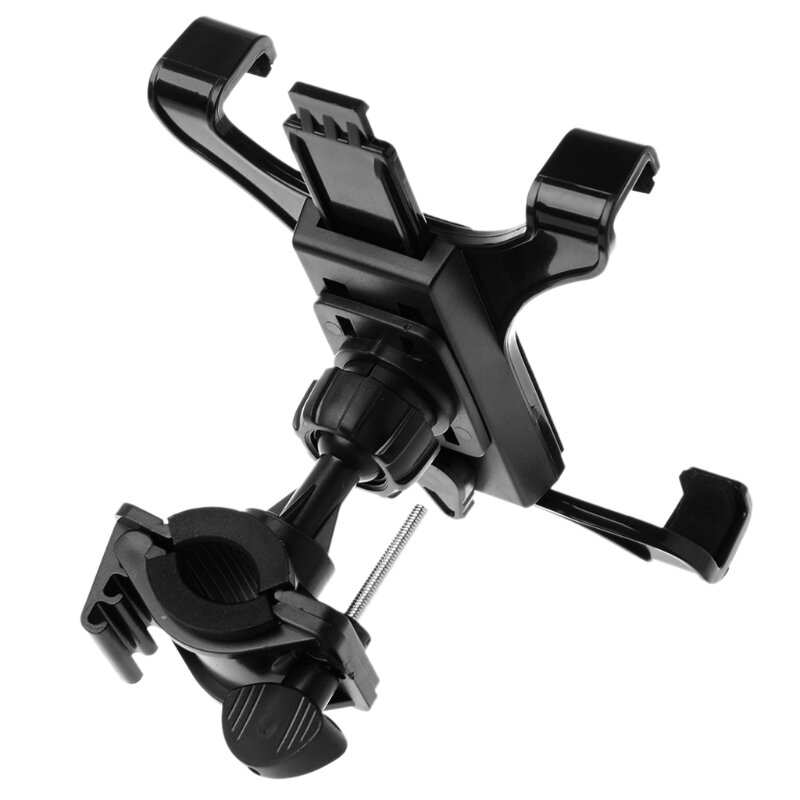 Suporte de mini tablet de bicicleta 1 peça, de plástico abs de alta qualidade, montagem universal ajustável, suporte de bicicleta para 7in-11 polegadas