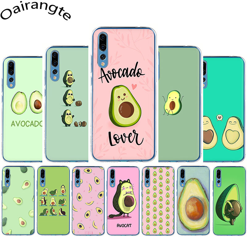 lovely fruit avocado Cute Hard phone Case for Huawei Honor 6A 6C 7A Pro 7C 7X 8C 8X 8 9 10 Lite Play view 20 9X Pro