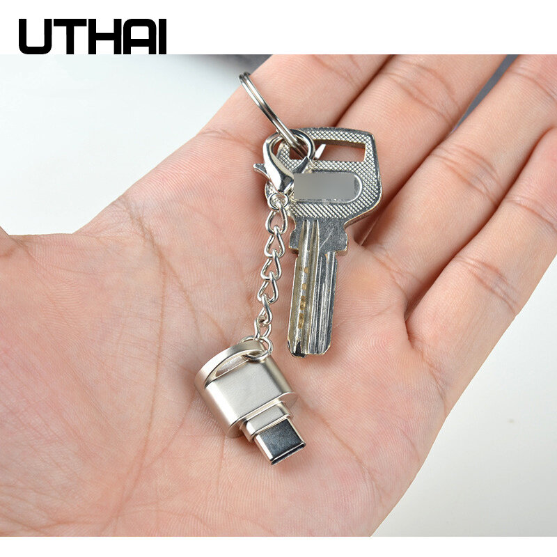 UTHAI C09 mini type C USB3.1 Micro SD кард-ридер TF карта памяти адаптер для Macbook или смартфона с интерфейсом USB c U диск