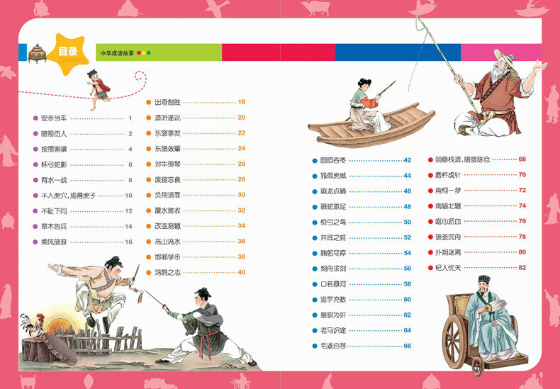2 Stks/set, Nieuw Chinees Idioom Korte Verhalen Boek Tang Poëzieboeken Voor Kinderen Leren Chinese Culturen Karakter Pinyin